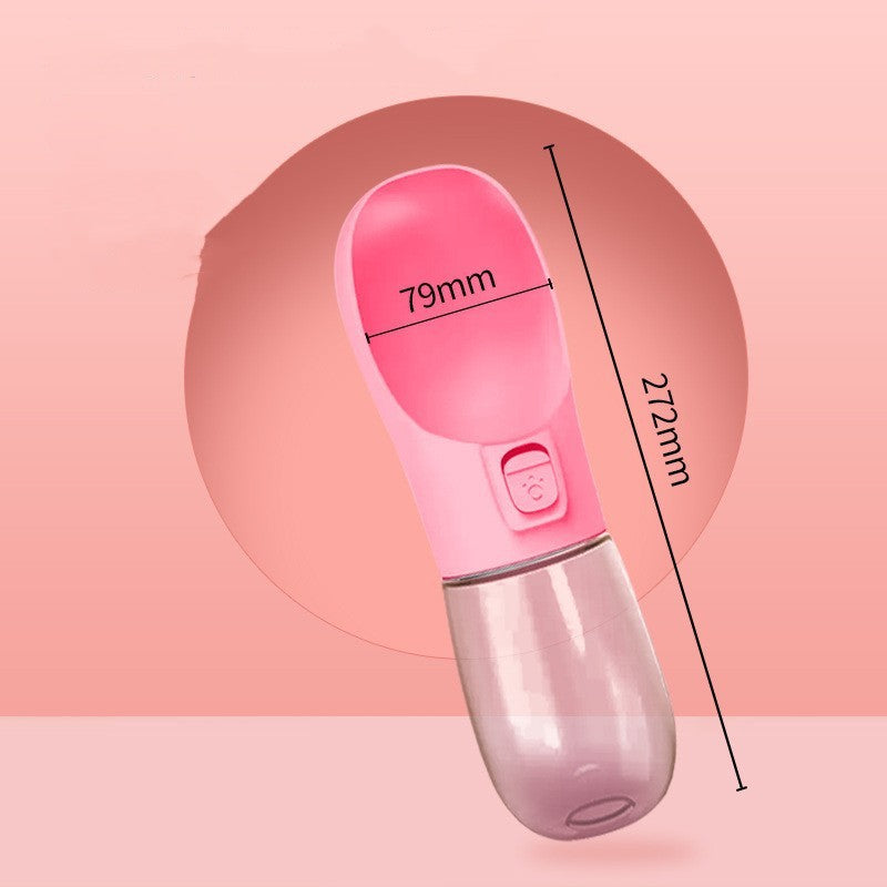 Pet Dog Water Bottle Feeder Bowl Portable Water Food Bottle Pets Outdoor Travel Drinking Dog Bowls Water Bowl For Dogs - One Red Hill